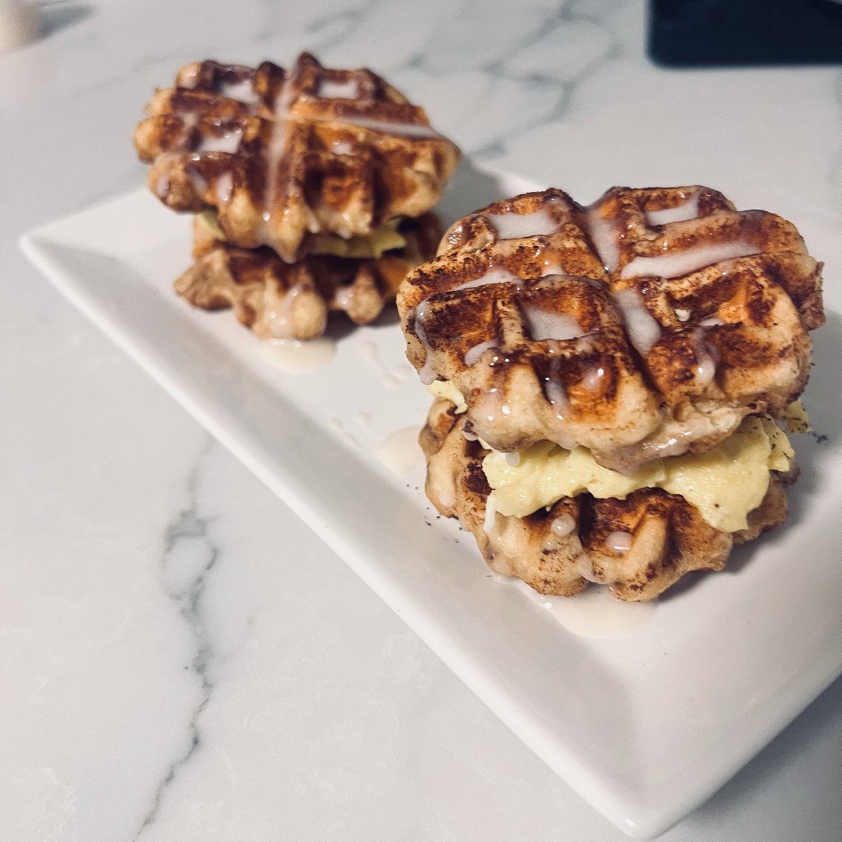 CFunfl's tweet photo. Gooood morning and Happy Saturday! Nothing like cinnamon roll egg sandwiches 🤤 https://t.co/N3mQI4x1ne