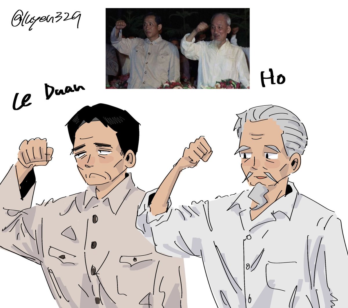 luyen329's tweet photo. 絵を二枚
一枚目は妄想ですが、実際こんくらい仲良かったら嬉しい https://t.co/1Zob2B0SdJ