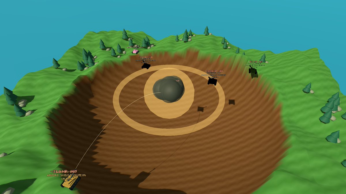 PlayGreenfire's tweet photo. @leoncliff_ Here’s Greenfire, my original tribute to Kenneth Morse’s Tank Wars. This is what happens when the Landscape-Erasing Bomb gets involved. Turn-based combat, very temporary cover.
Wishlist: https://t.co/6SmI7WIRDQ https://t.co/071HujHqXi