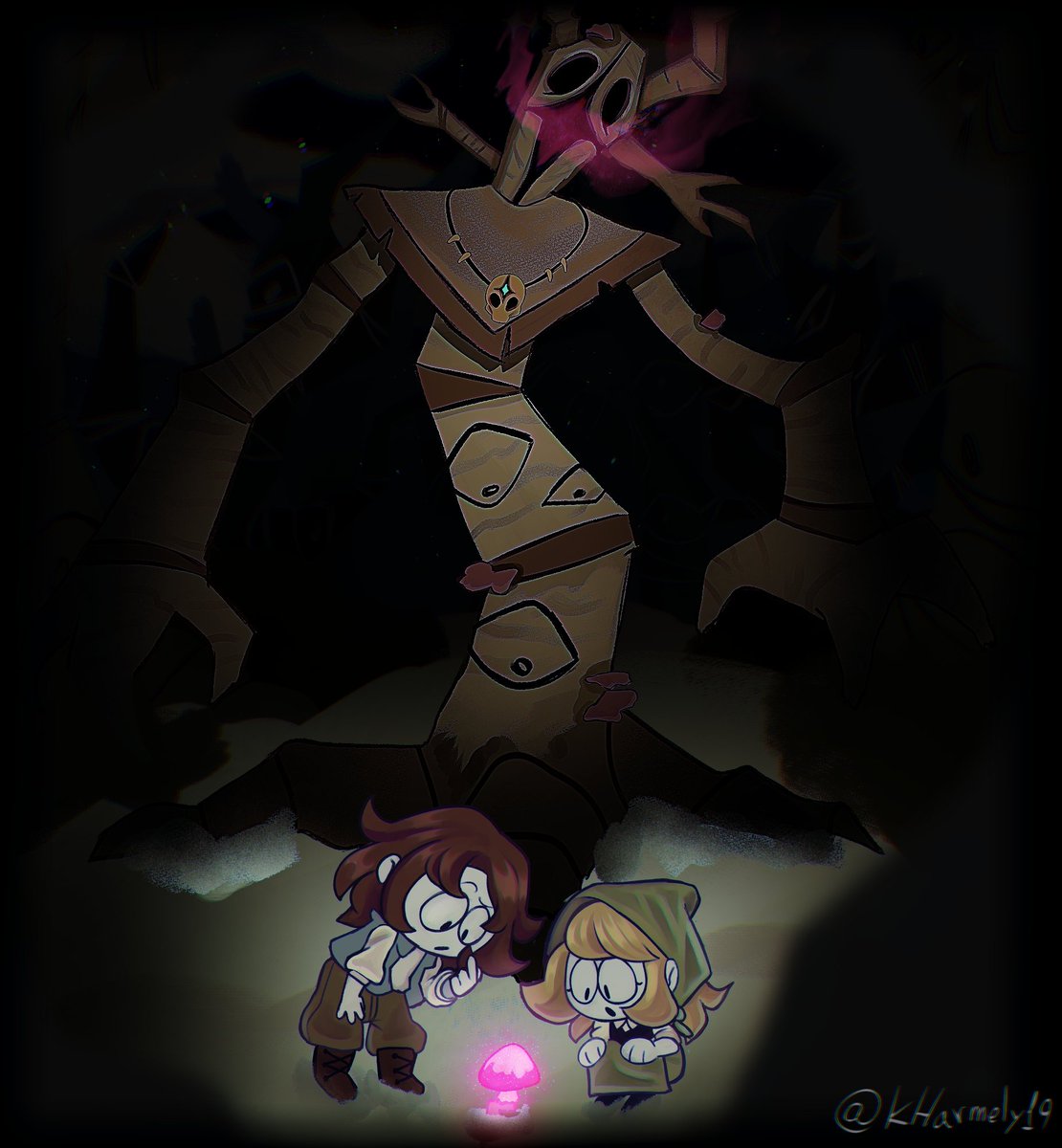 KharmelyUwU's tweet photo. Moments before the disaster...

#spookymonth #spookymonthfanart #aspenmoor https://t.co/1Xcq8phSwf