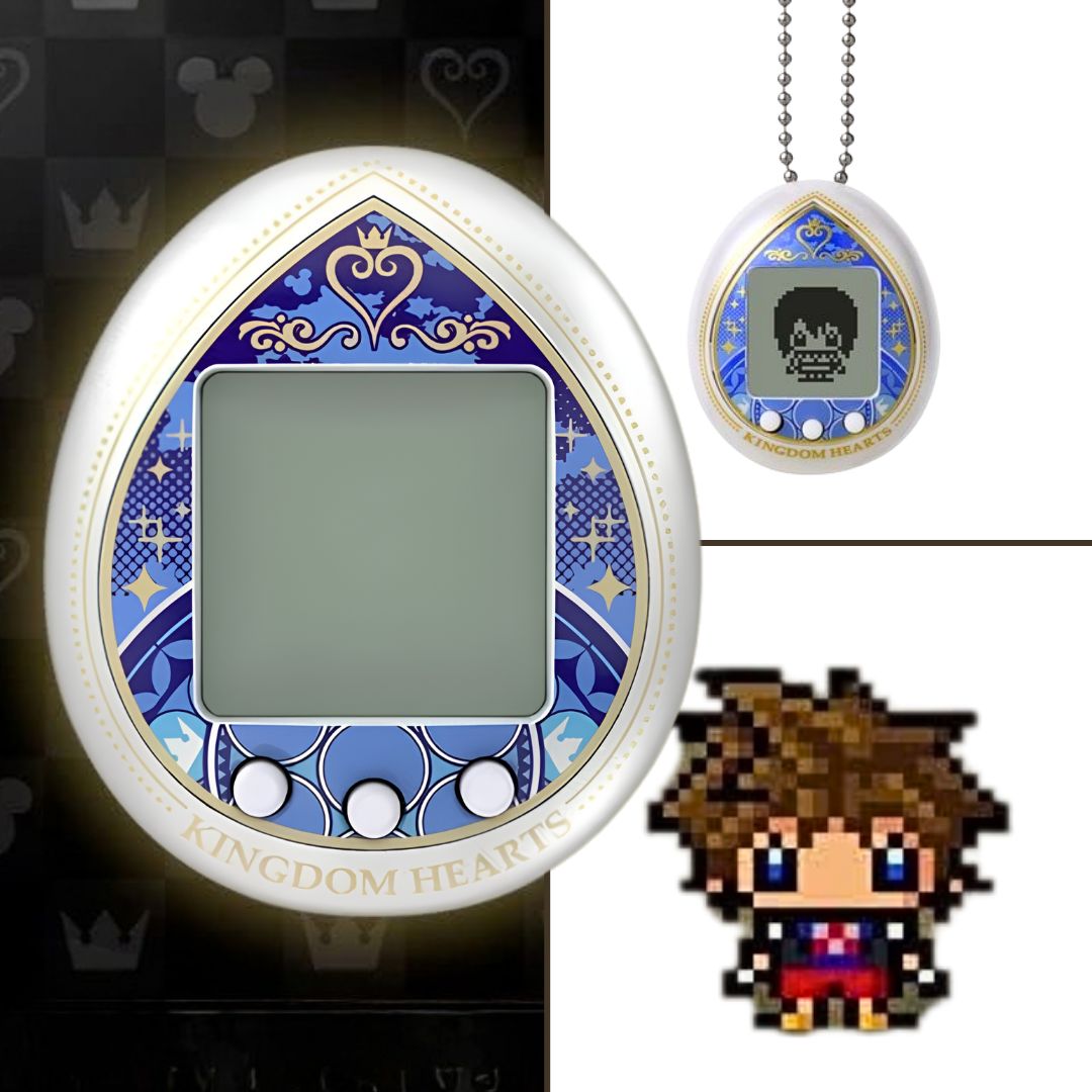mecchaJP's tweet photo. Are you ready to take care of your Kingdom Hearts Tamagotchi? 🗝️🥚
KINGDOM HEARTS 🗝️🖤 Tamagotchi 20th Anniversary Light Mode 💖 Available at the link below!
🛑https://t.co/qKx4CBXCl0

#KingdomHearts #Tamagotchi #Sora #Riku https://t.co/jZqWrYpEQV