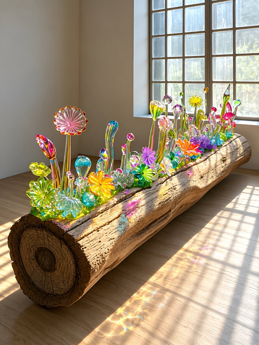 gardenofcolours's tweet photo. glass flowers in sunlight 🌼🍃 https://t.co/9lGCA1HVf9