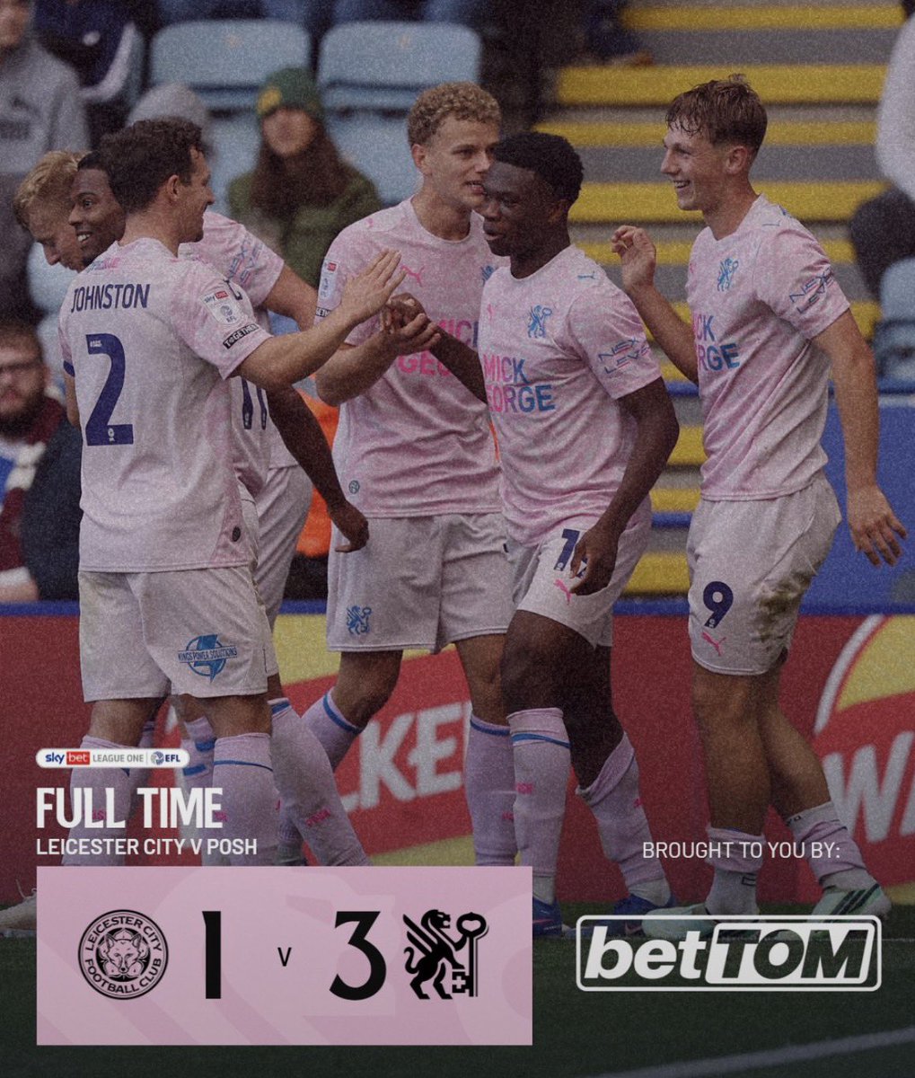 NathanClay_'s tweet photo. Impressive 3-1 win for @theposh and new boss @RobbieSavage8 at @LCFC. Now out of the relegation zone and heading for promotion! #pufc #optimist #TrustTheProcess https://t.co/CqRDT9dcDz