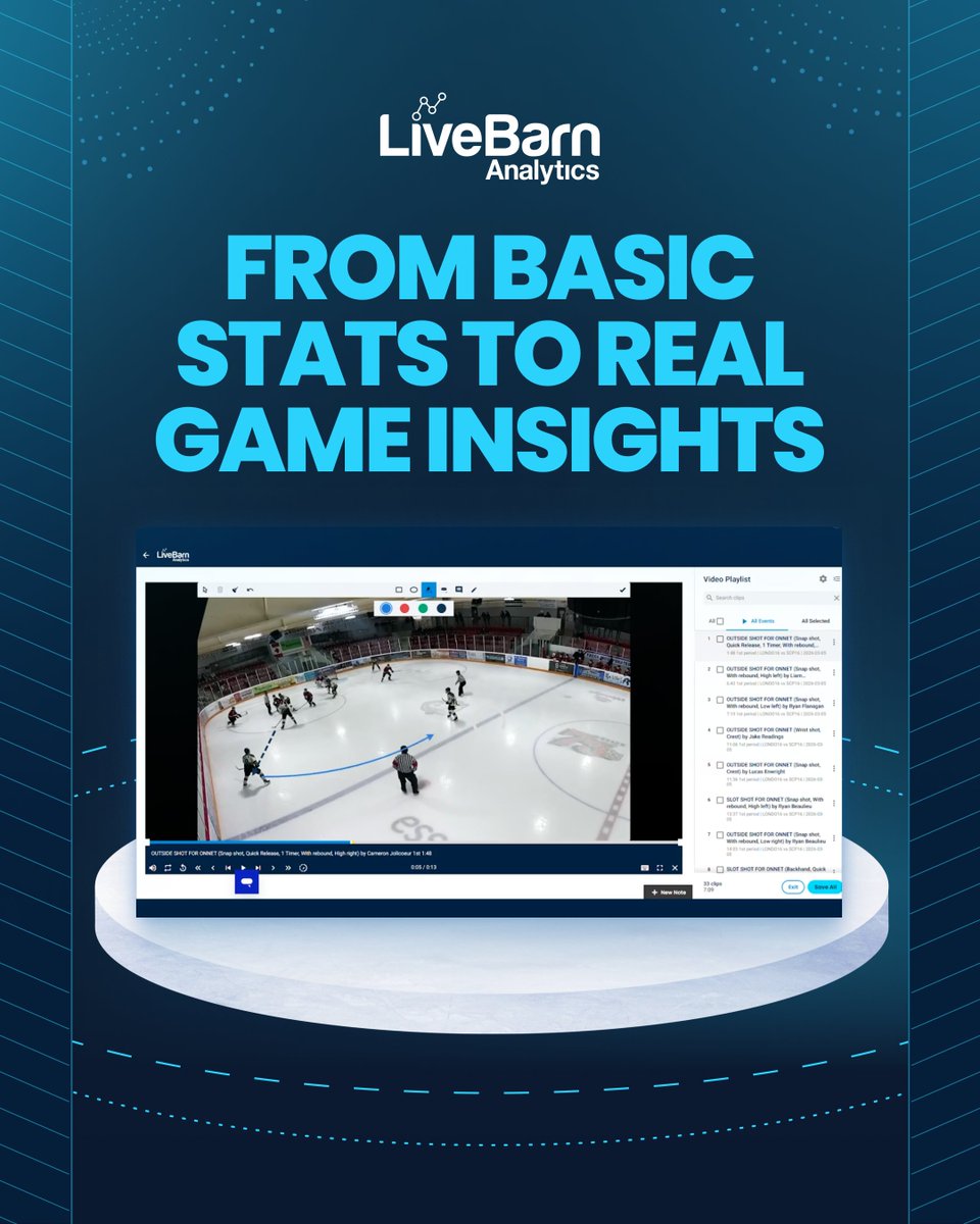 LiveBarn's tweet photo. Your stat sheet doesn't tell the full story.

Soon, you’ll see what actually drives performance.

LiveBarn Analytics will help transform video into hundreds of advanced metrics tied to real game moments bringing context to every play.

Check out the link in bio to learn more. https://t.co/9Q6EeGJa6Z