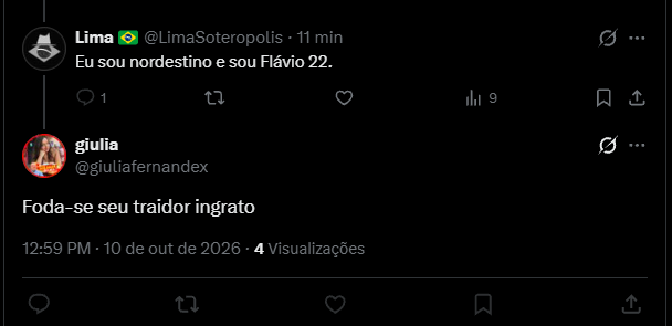 LimaSoteropolis's tweet photo. kkkkkkkkkkkkkk

Cade o tato na hora de falar? @giuliafernandex 

Ainda dá tempo de fazer a coisa certa, e a coisa certa é FLÁVIO 22. https://t.co/FYQFHwonog