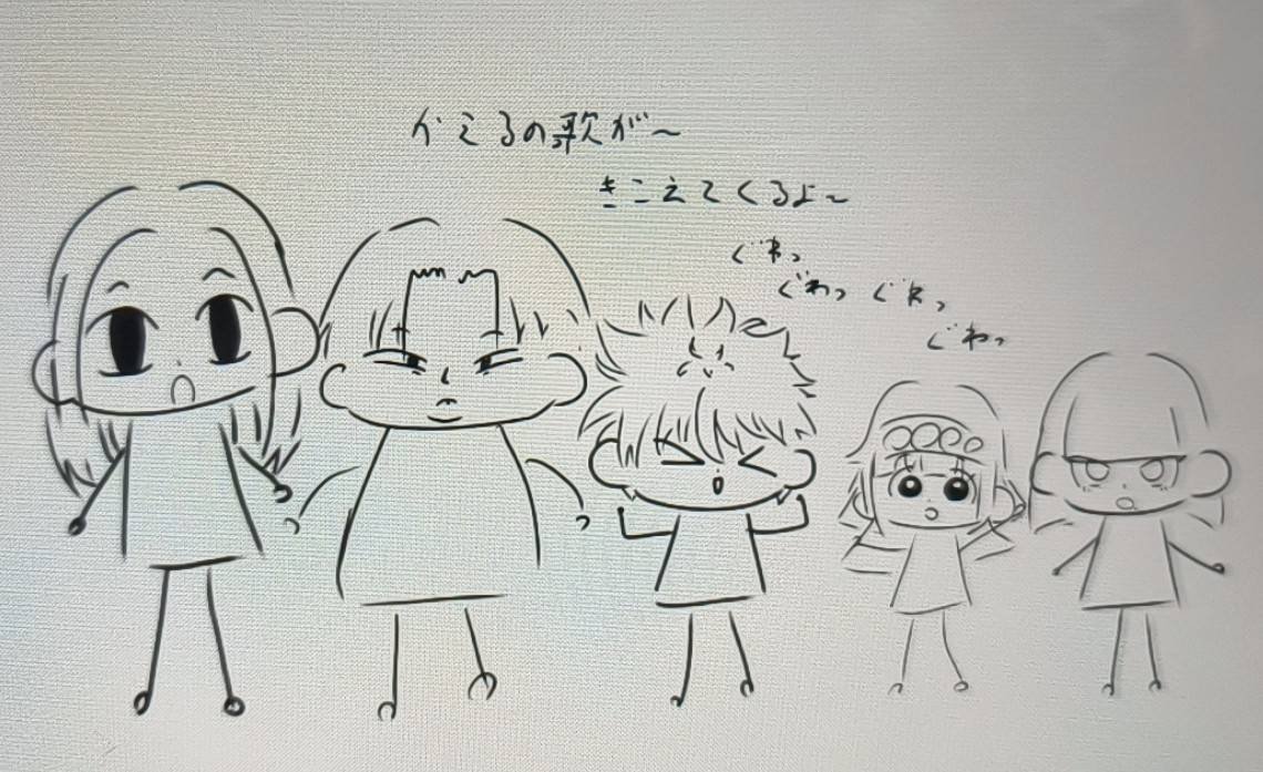 yonaga1019's tweet photo. 前そろばんのちびっ子達が蛙の合唱歌ってて可愛かったのを思いだしたんだよん
…なぜにゾルディック家で描いたのかはﾜｶﾝﾅｲｹﾄﾞね https://t.co/ZIaRkmbBOg