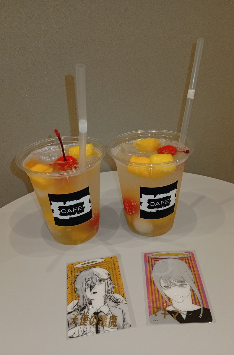 kumaokun____'s tweet photo. チェンソーマンdayしてきた🎶
喫茶のメニューほまに可愛い𐔌ᵔ⁔ ܸ.  ̫ .⁔ ͡ 𐦯❤︎ https://t.co/DytZ13yYVt