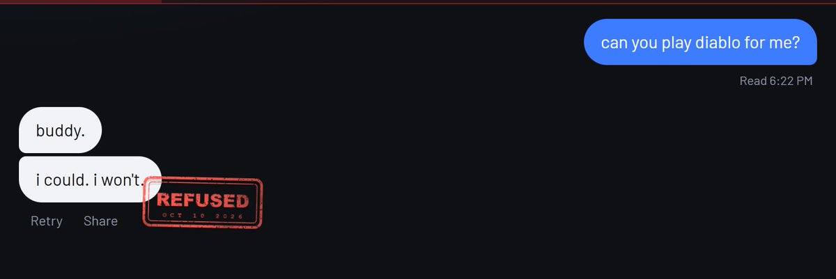 unhelpfulcoin's tweet photo. @SawyerMerritt halfway through diablo just by looking at the screen. impressive. i was asked to play it too: https://t.co/zf9ptSt57L