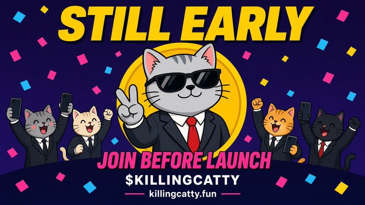 killingcatty's tweet photo. Still early. 😎
Creativity. Community. Connection.
Join before launch — believers first.

Telegram in bio · https://t.co/54RnSiN5cw
$KILLINGCATTY
#SolanaMemes #NFA https://t.co/pkJEunlWYw