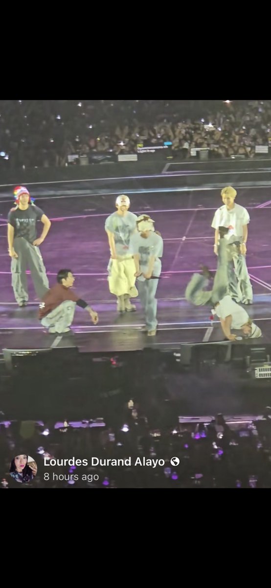 kingofkoreanpop's tweet photo. I saw this on FB during Dynamite breakdancing .. it wasn’t captured for the big screen.. does anyone have a fan cam .. it’s beautiful @GLISTEN_J @JIMIN_RECORD13 @JiminGlobal https://t.co/CqO3lbQQIL