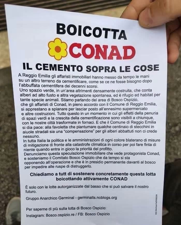 Ariel48536344's tweet photo. @VerdeVetRescue Intanto continuiamo a #BoicottareCONAD 💪🏻💪🏻💪🏻
#BoscoOspizio https://t.co/j2xgK3WtQu