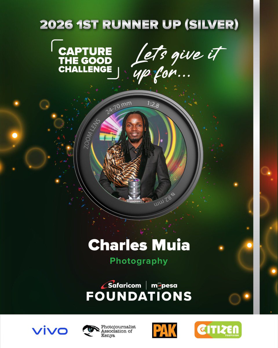 MPESA_FDN's tweet photo. To our Top 3 photographers and videographers, a huge congratulations on this well-deserved achievement! 

#CaptureTheGood #TransformingLives https://t.co/FhocFljUjM