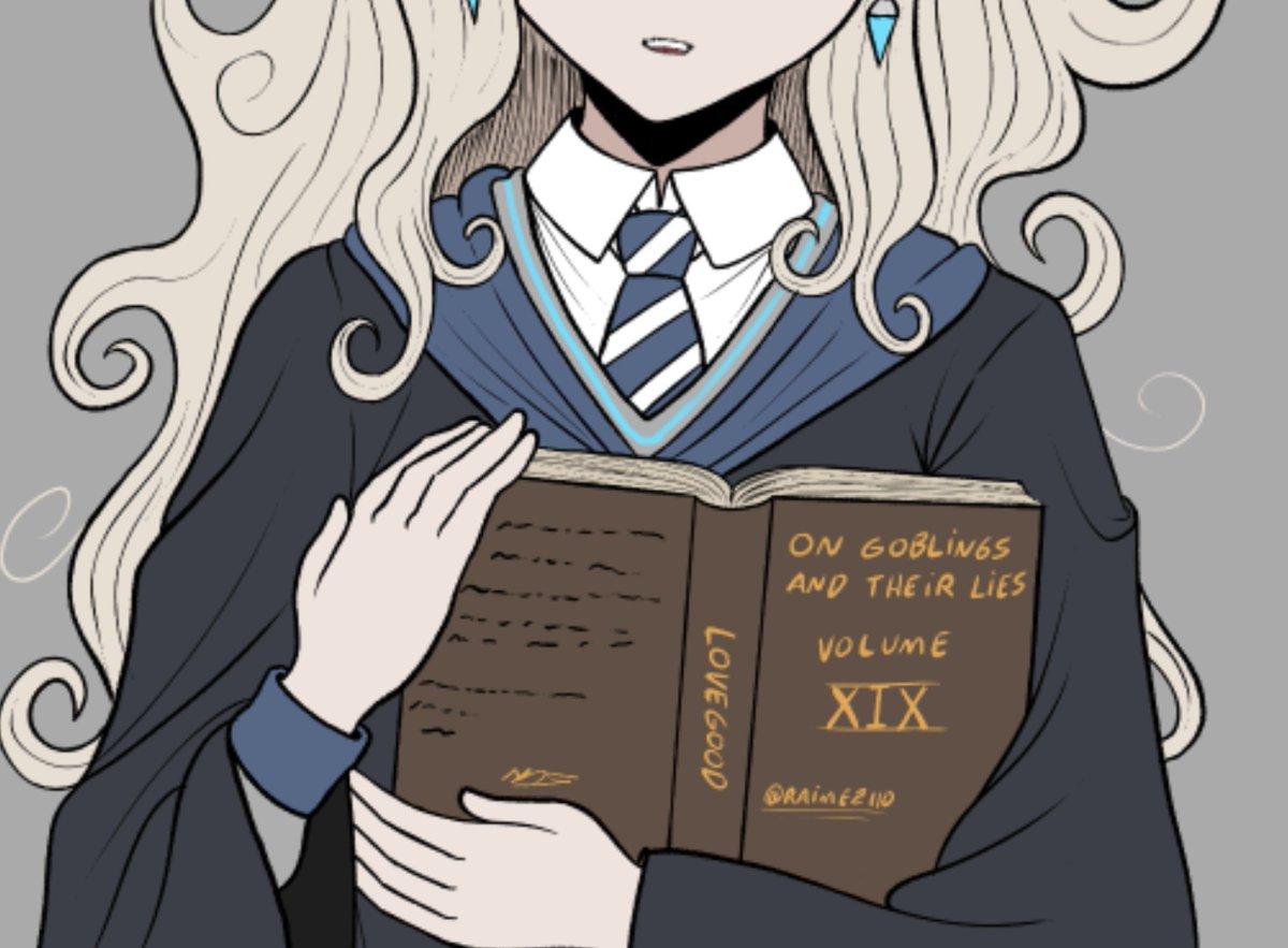 Raimez110's tweet photo. What is Luna reading? https://t.co/HDJp0cALBS