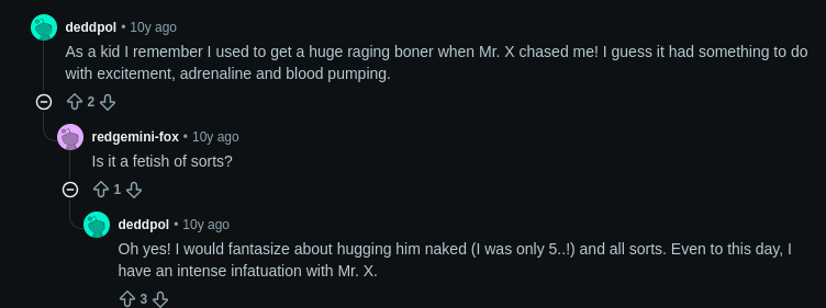 DaReelSuperDoge's tweet photo. "i wonder if i should kill mr x or dodge him when he shows up, lets check reddit" https://t.co/YM7RFc6w5r