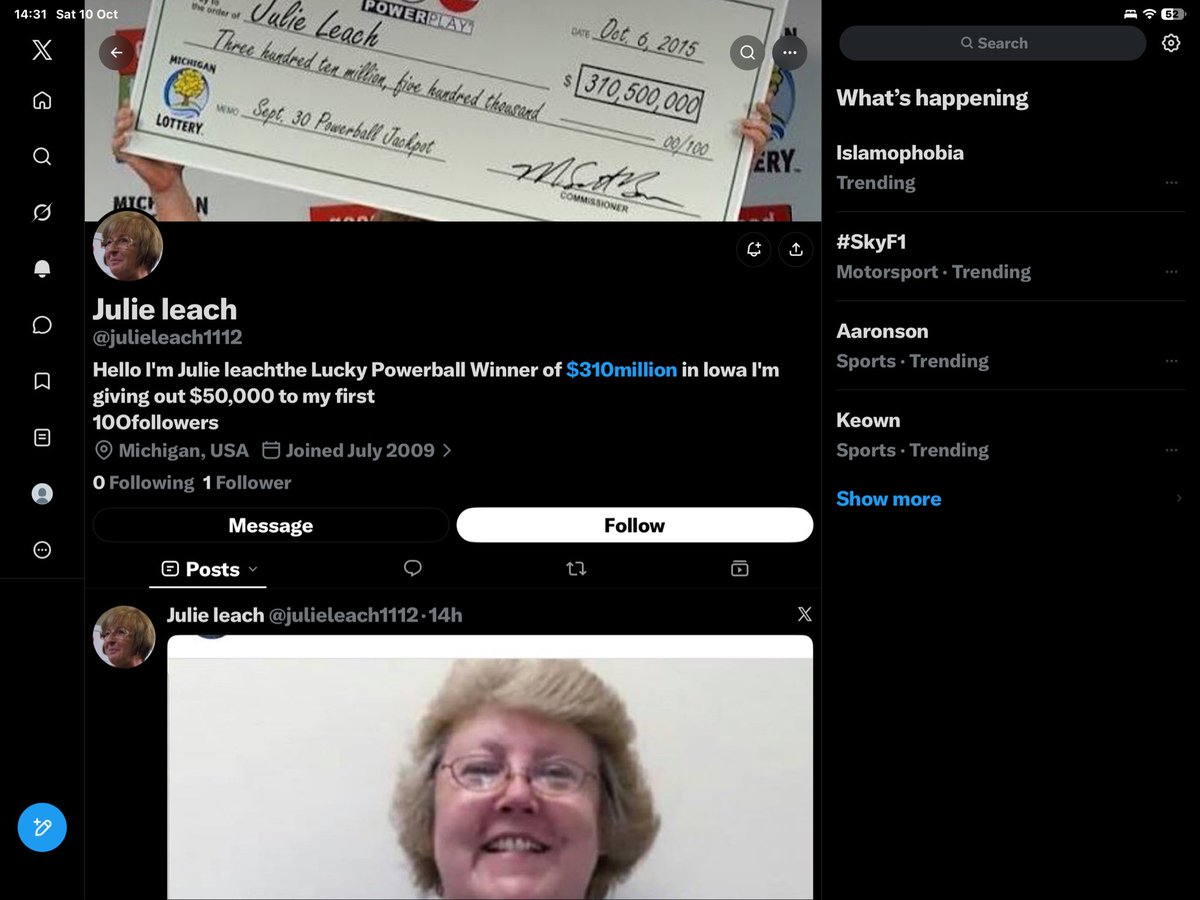 wayne57932107's tweet photo. @AyAudits_c4n wtf with in 2 seconds this post gets a like from think I may be a bot lol https://t.co/mDh5GA3n5C