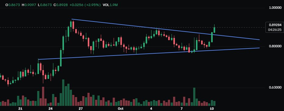 TimeFreedomROB's tweet photo. $AERO 6H

Pennant Break Out https://t.co/3fLTf0AF45