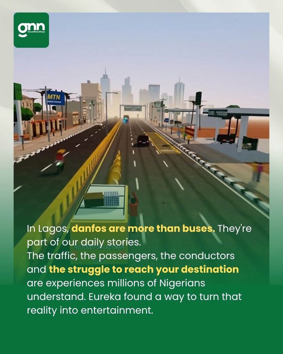 Good_news_naija's tweet photo. Who knew Lagos danfo life could become a video game?
Follow @goodnewsnaijapodcast for more inspirational content
Also tap in to https://t.co/zW8a8a8ZwW to play interesting games
#GoodNewsNaija #LagosRun #NigerianCreativity #MadeInNigeria #Gaming https://t.co/XIuElWgJib