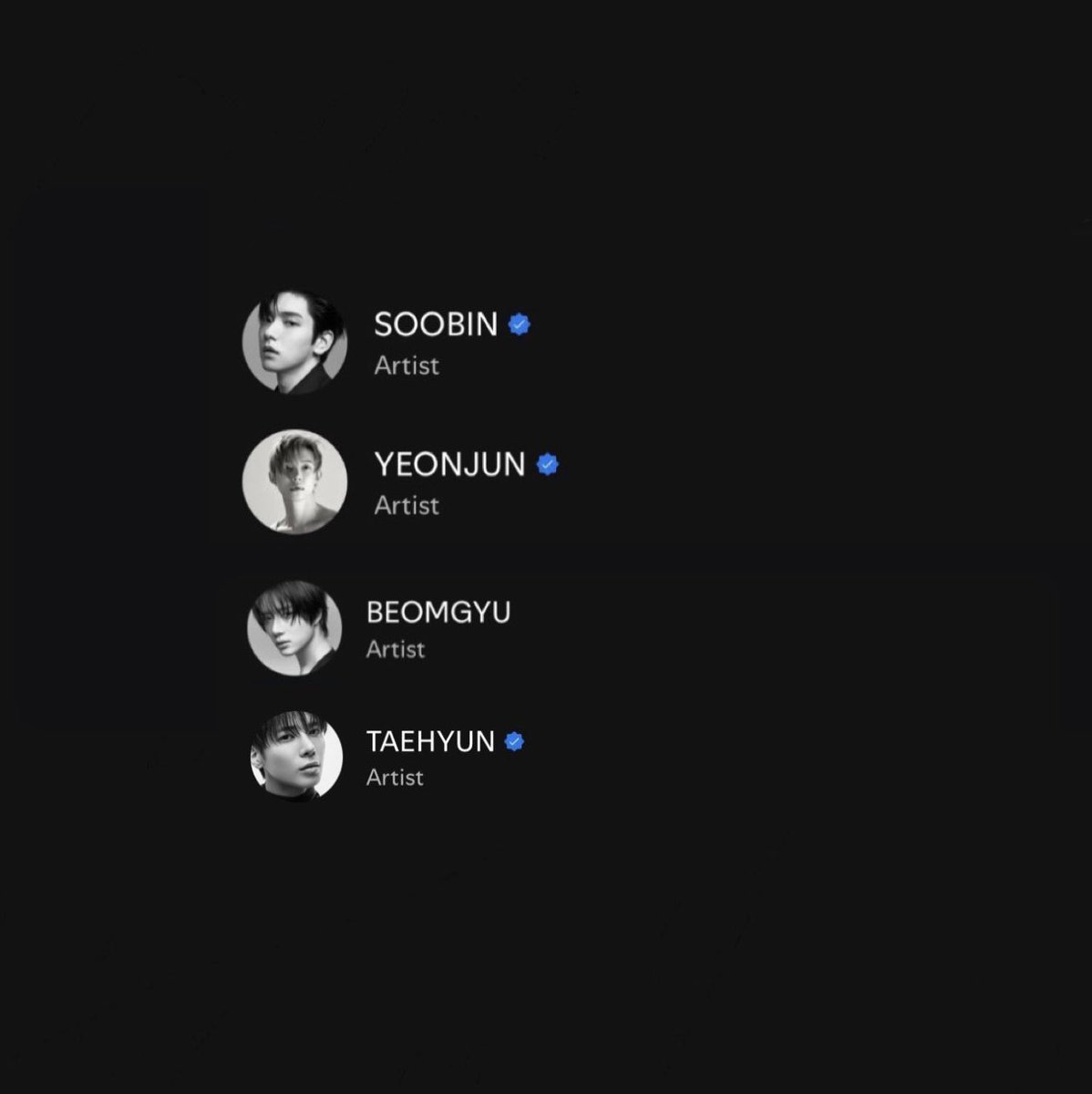 bomupen's tweet photo. We have noticed that #BEOMGYU’s Spotify account is still not verified. We kindly urge @BIGHIT_MUSIC @TXT_bighit to address this issue as soon as possible. Please take the necessary action! https://t.co/1XJ4eLdFWT