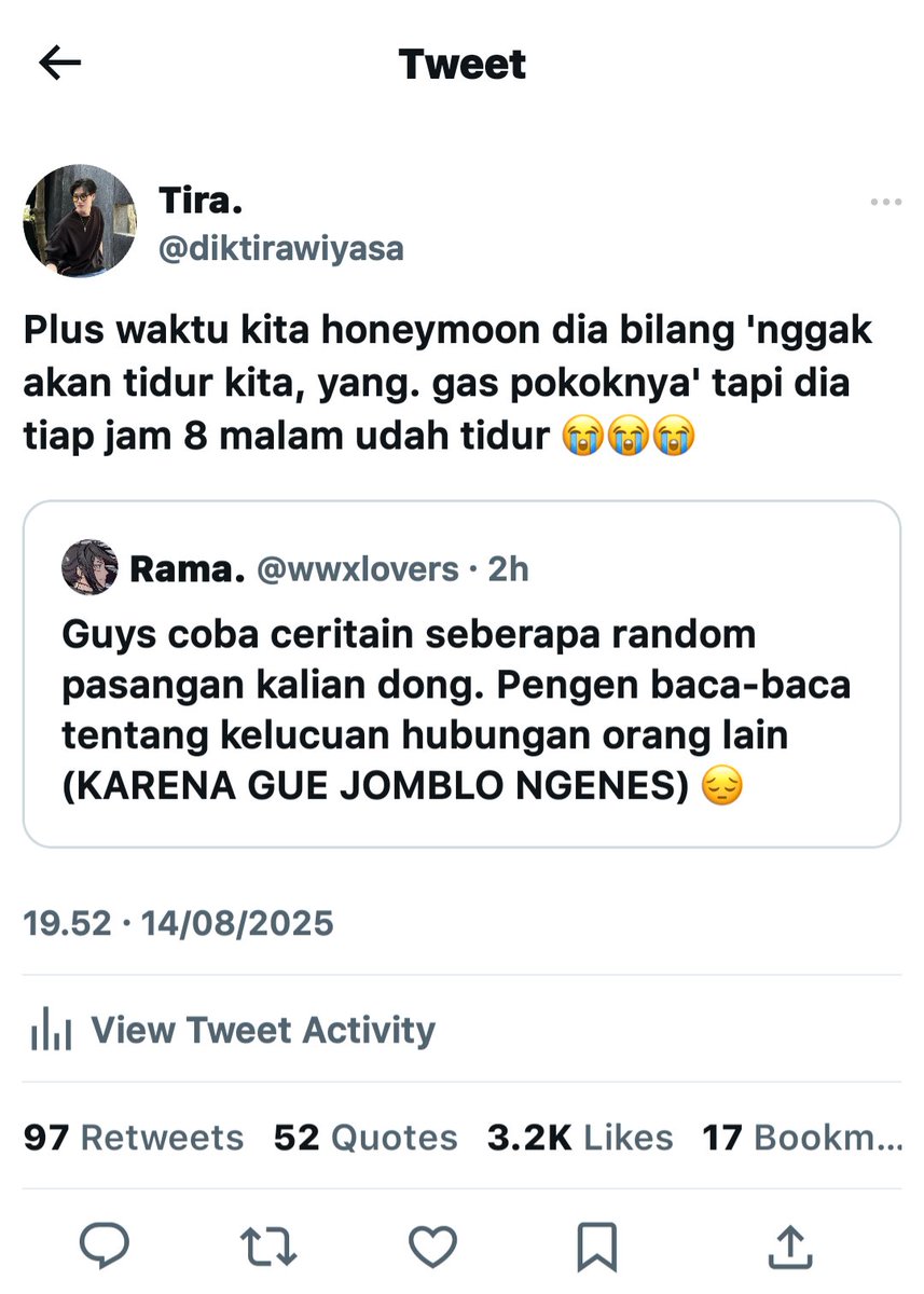 askwillest's tweet photo. dewtee onetweet au; tira dan cerita kelakuan random suaminya. https://t.co/h4PpPhLoCp