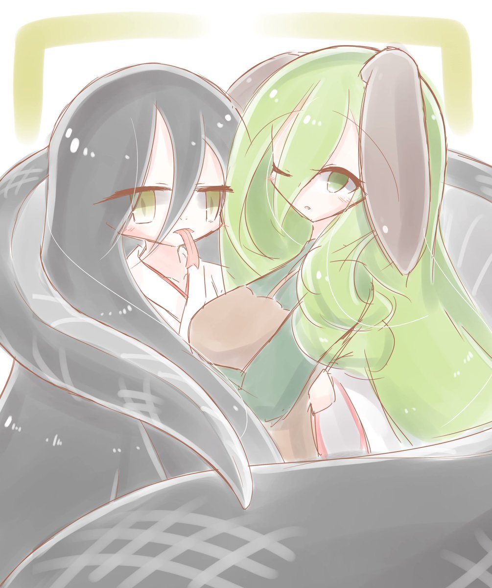 KLew_s's tweet photo. へびとうさぎ https://t.co/8SSewie1lz