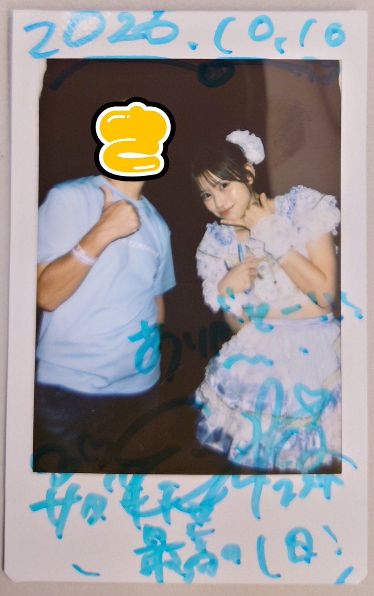 2007Swot's tweet photo. 10/10 アイドルアラモード〜名古屋出張SP〜
手羽先センセーション  
#宮代柚花 ちゃん
手羽先セッションと2回しで1本目は所用で特典会はパス🙇‍♂️
2本目も時間的に1枚でギリだった😭
今日の分の回収は11月の生誕祭で🥰
最高の1日にしょうね🩵
 #にこにこゆちゃん https://t.co/Vve3tnOtKy