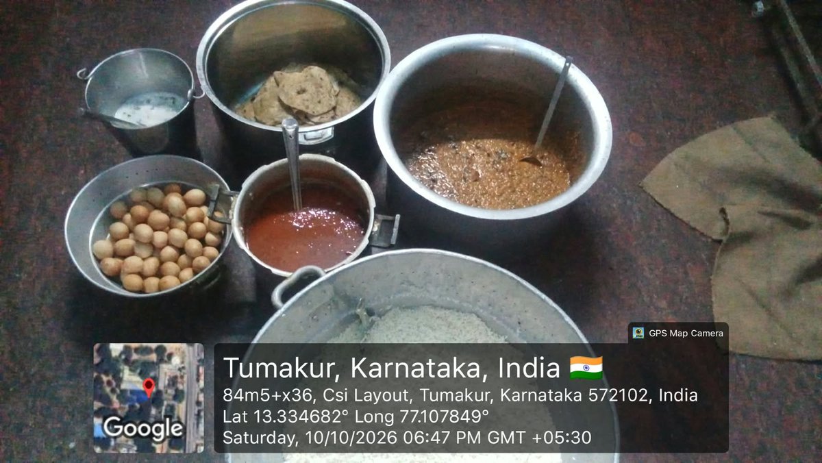 PostMBHN3RKRoad's tweet photo. ರಾತ್ರಿ ಊಟ
#SocialAudit_SWDMeals #SocialWelfare_Karnataka https://t.co/IyFcm0JGfz
