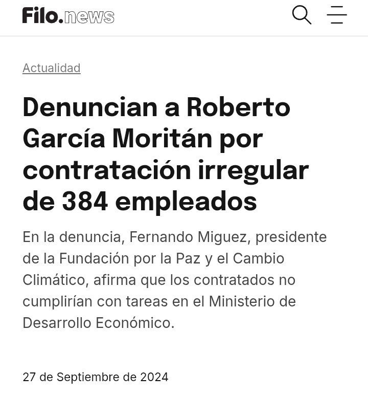 miguelb1140's tweet photo. @Robergmoritan Sorete no podes hablar de corrupción cuando sos un garca https://t.co/C3AowL8Fk5