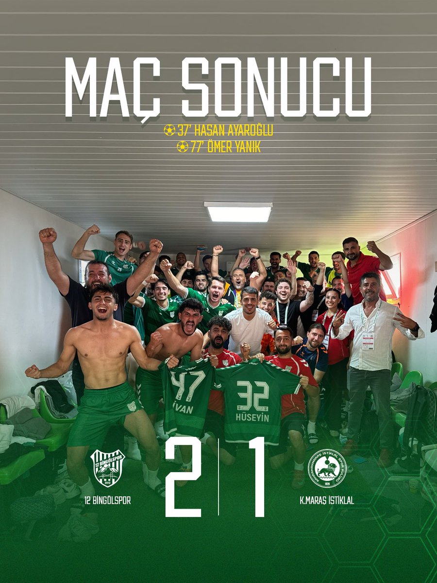 BingolsporFk's tweet photo. 💚🤍 MAÇ SONUCU https://t.co/2VgK59WGcw