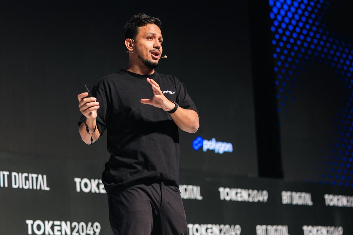 sandeepnailwal's tweet photo. Talked about Polygon at Token2049 SGP! https://t.co/5InpO1ZoCe