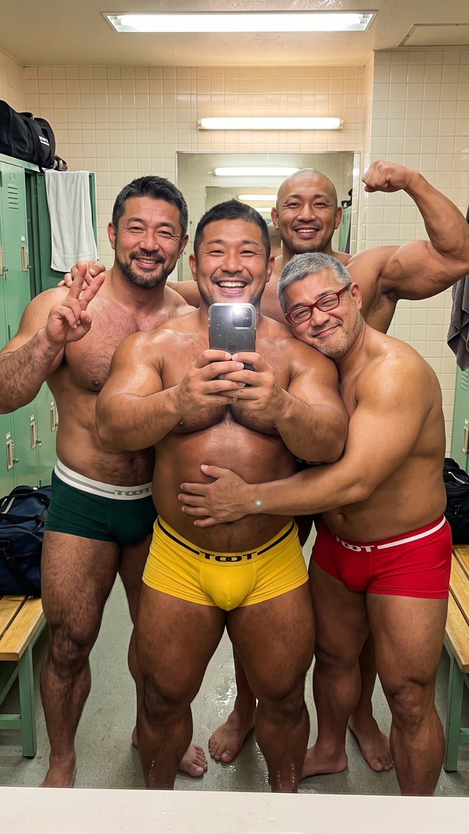 KNNKOTK's tweet photo. "Selfie in the Locker Room"

#筋肉男 
#BULKY #BEEFY #BEAR #DADDY https://t.co/z8x4kmRx8D