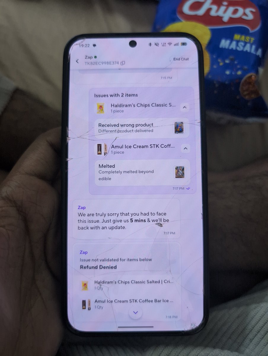 boy_nextdoor911's tweet photo. Are you lot at @ZeptoNow completely insane or consuming substances coz what on planet earth did you not guys understand with your issues it's that plain and simple you dum-dums better close up the shop now if can't handle a generic issue https://t.co/SKPHzHvKk9
