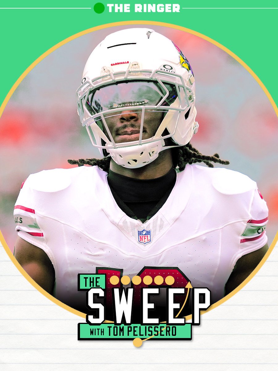TomPelissero's tweet photo. The Cardinals are getting trade calls on WR Marvin Harrison Jr., but he won’t come cheap: League sources say Arizona would want a second-round pick and more to consider dealing the former No. 4 pick.

That and much more in The Sweep: 

https://t.co/V1Tr8x6jmd https://t.co/jFPdKv4bPY