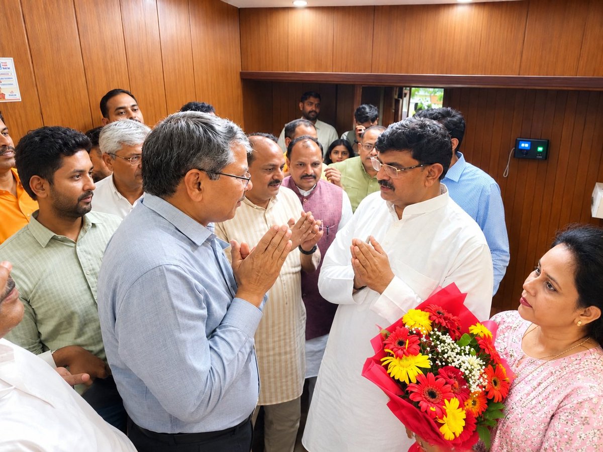drramaramanbjp's tweet photo. आज लखनऊ स्थित भाजपा प्रदेश कार्यालय में माननीय प्रदेश संगठन महामंत्री श्री धर्मपाल सिंह जी से आत्मीय भेंट कर उनका स्नेहिल मार्गदर्शन एवं आशीर्वाद प्राप्त किया।

मिशन 2027
141 विधानसभा धौरहरा

#BJP #Lucknow #धर्मपालसिंह 
#BJP4UP  #BJP4IND https://t.co/jQ1rJuGCu5