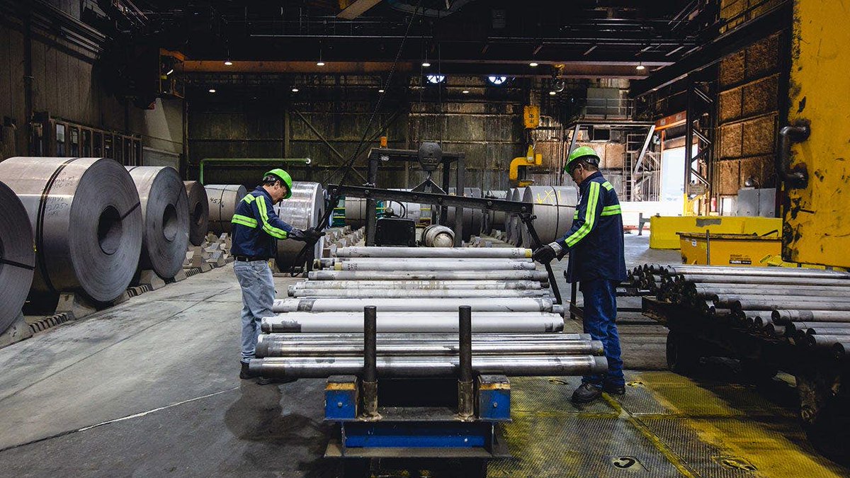 foxnewspolitics's tweet photo. JOBS BOOM: American manufacturing added 72,000 jobs in 2026 alone, reversing a Biden-era trend that saw 200,000 factory jobs vanish in just two years, according to a new Council of Economic Advisors report.

The CEA credits Trump's reshoring push and tariff policies for the turnaround. Blue-collar manufacturing wages are up 7.9% since January 2025 — nearly $2,500 more per year adjusted for inflation.

Full story here https://t.co/MvOYYSOqom