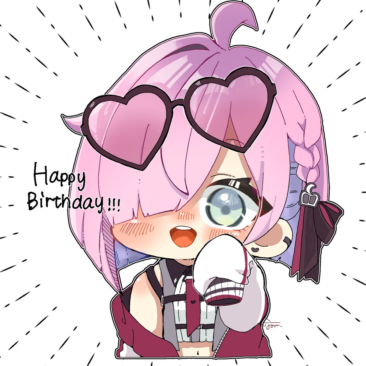 nerojam_'s tweet photo. んなたんおめでとう(♡´˘`)ﾉ🎉🎉

#姫森ルーナ生誕2026
 #ルーナート https://t.co/FzhFDZFApQ