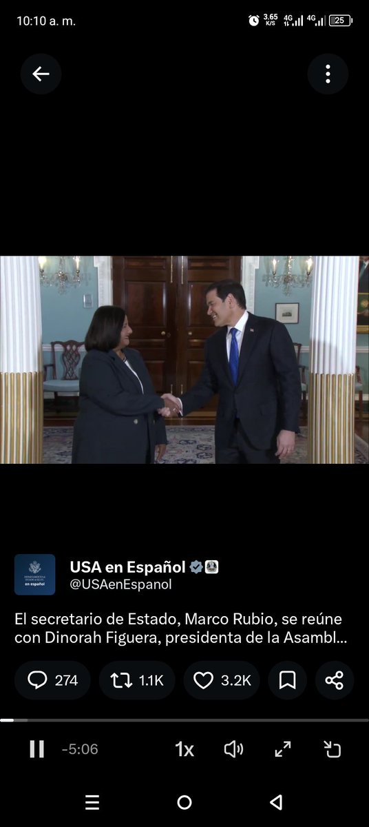 alfa2025_'s tweet photo. Sellan pacto #EstadosUnidos.y #Venezuela para q @Dinorahfiguera suplante a @delcyrodriguezv en Diciembre2026..
@delcyrodriguezv #GOO #BYE!
#PETROLERAS y #CORPORACIONES INTERNACIONALES ven buen futuro para #INMENSAS #INVERSIONES en 2027 en #Venezuela.
Gracias @SecRubio https://t.co/xH74w7Llin