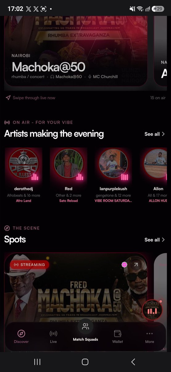 kinara_69's tweet photo. Cheki usito hapo @Aluta_ke 🚀🚀Line-up imeiva asf mamaye. Don't miss out on #MachokaAt50🎶🎙
https://t.co/uplRjPzm3g🚀 https://t.co/9pp40EzWxj