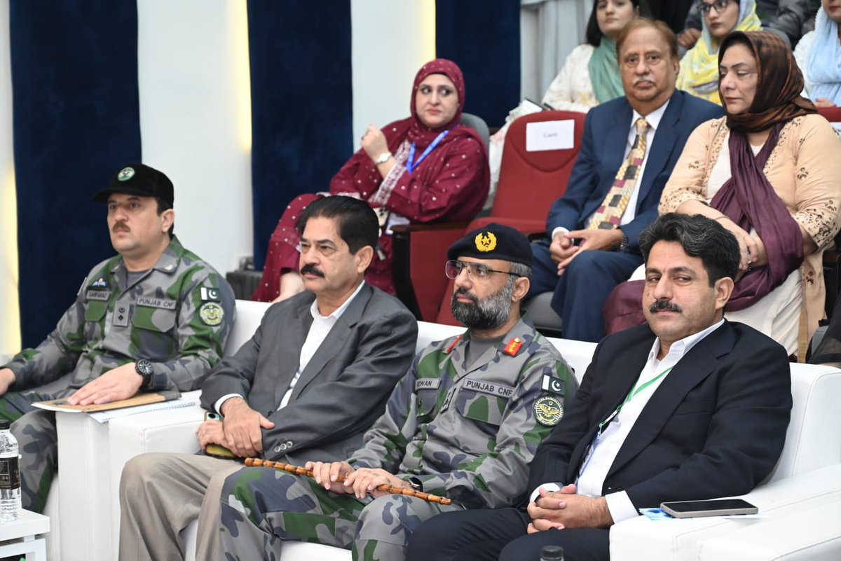 Punjabcnf's tweet photo. 6th National Maritime Conference 2026 | Minhaj University Lahore

Director General Punjab Counter Narcotics Force (CNF), Rizwan Khan, participated in the 6th National Maritime Conference 2026 at Minhaj University Lahore. During the conference, he discussed key challenges related to drug-related crimes, transnational threats, rehabilitation, and law enforcement in Pakistan. His participation highlighted the importance of addressing narcotics-related challenges through effective enforcement, rehabilitation efforts, and coordinated approaches to counter drug trafficking and protect communities.

@MaryamNSharif 
⁨@govtofpunjab

#punjabcnf #cnf #CounterNarcoticsForce #counternarcoticsforcepunjab #cmpunjab #MaryamNawazSharif #helpline1012