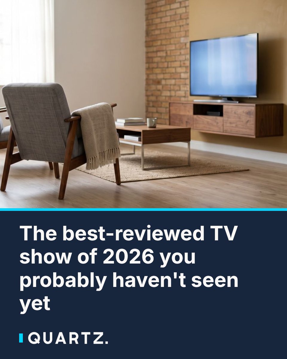 qz's tweet photo. The best-reviewed TV show of 2026 you probably haven't seen yet
Small Prophets — a quiet BBC Two drama about a man who builds tiny handmade oracles to predict his missing partner's return — tops Metacritic's 2026 TV rankings with an 87, bu
#SmallProphets #BestTV2026 #Metacritic https://t.co/qarZBNH54t
