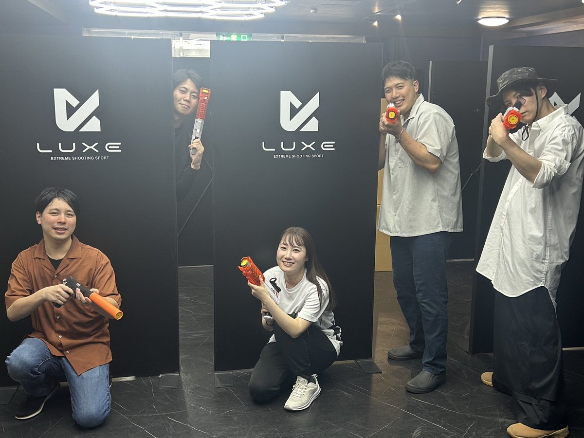 luxe_game_oita's tweet photo. 本日は12名様来店！
お越しくださった皆様、ありがとうございました！

みなさん体力の限界まで遊んでいただけたようで何よりです！

#B2i #LUXEGAME #大分 #サバゲー https://t.co/lzJPatXttH