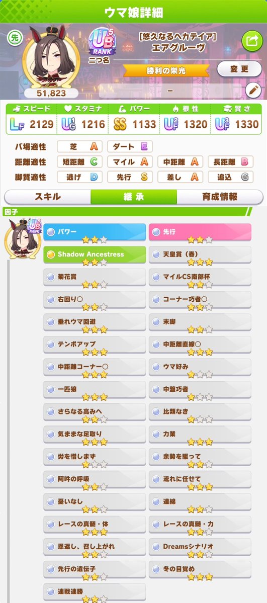 REA_myct's tweet photo. 欲しい白因子纏ったがこれもパッとしない。
星1因子分はサポカで拾えるにしてもねぇ。 https://t.co/txJwFsBcTH