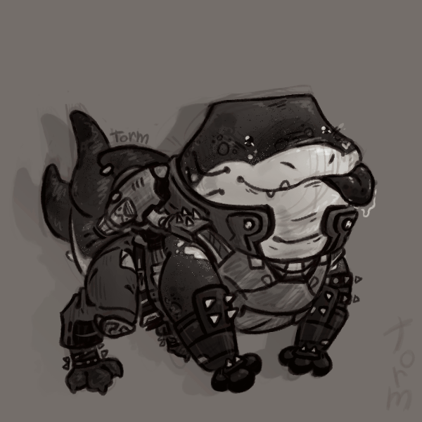 Tormilian's tweet photo. "Rocket got into an argument with Rogue about what belongs to who and went on a stealing outfits spree. Just to be met with a challenge immediately."
A simple b&amp;w colouring test from when I tried to do that comic. Next will be Moonknight.

Yes, there's a typo. No, I won't fix it. https://t.co/vW8tdc9oHd
