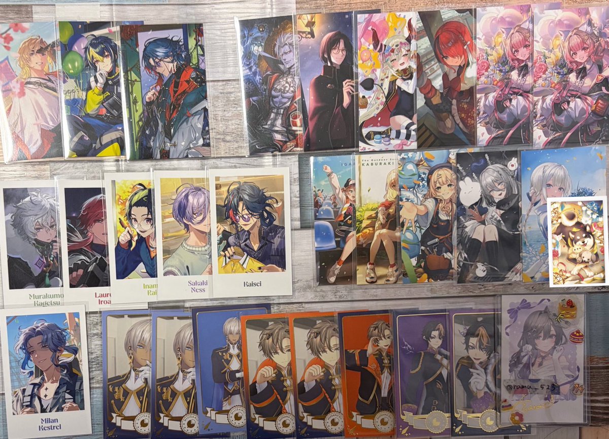RM_sub_1's tweet photo. にじさんじ 【️交換・買取・譲渡】
ノスタルジアコレクション 2026 共通衣装 メモリアルグッズ チェキ チェキ風カード

譲▶︎画像①or~定価+送料
求▶︎画像②(各1)or~定価+送料

ID本垢です🙇🏻‍♀️
同異種〇
ノスタルジアはわらしべ可

当方求上段+EN最優先、詳細画像3
買、譲→PayPay、銀行振込 https://t.co/UHXyB6UGuI