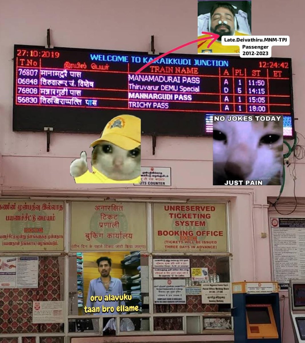eesuryaprakash's tweet photo. Nostalgic Pic

மறைந்த, தெய்வத்திரு.மானாமதுரை-திருச்சி பயணிகள் வண்டி
(2012-2023)

#manamadurai #mannargudi #trichy https://t.co/KC2QWgGNna