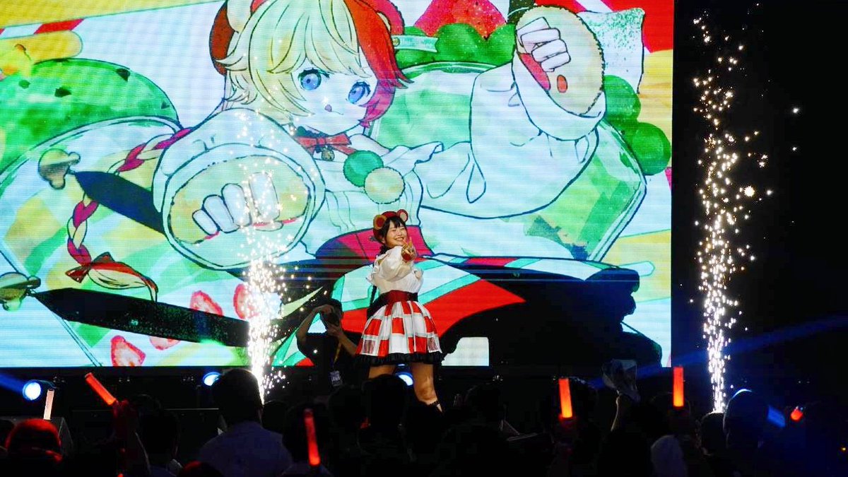 KumanoBearTrice's tweet photo. デスボイスするたびに
火花あげてくれるの楽しすぎたwww🤣
#COSTIME 7
ありがとうございましたべあ!
みんなとベアメタルを楽しめて
最高の夜になりました🤘✨️
このあともCOSTIME
一緒に楽しんでいきましょうべあ�� https://t.co/fz42f9yflZ