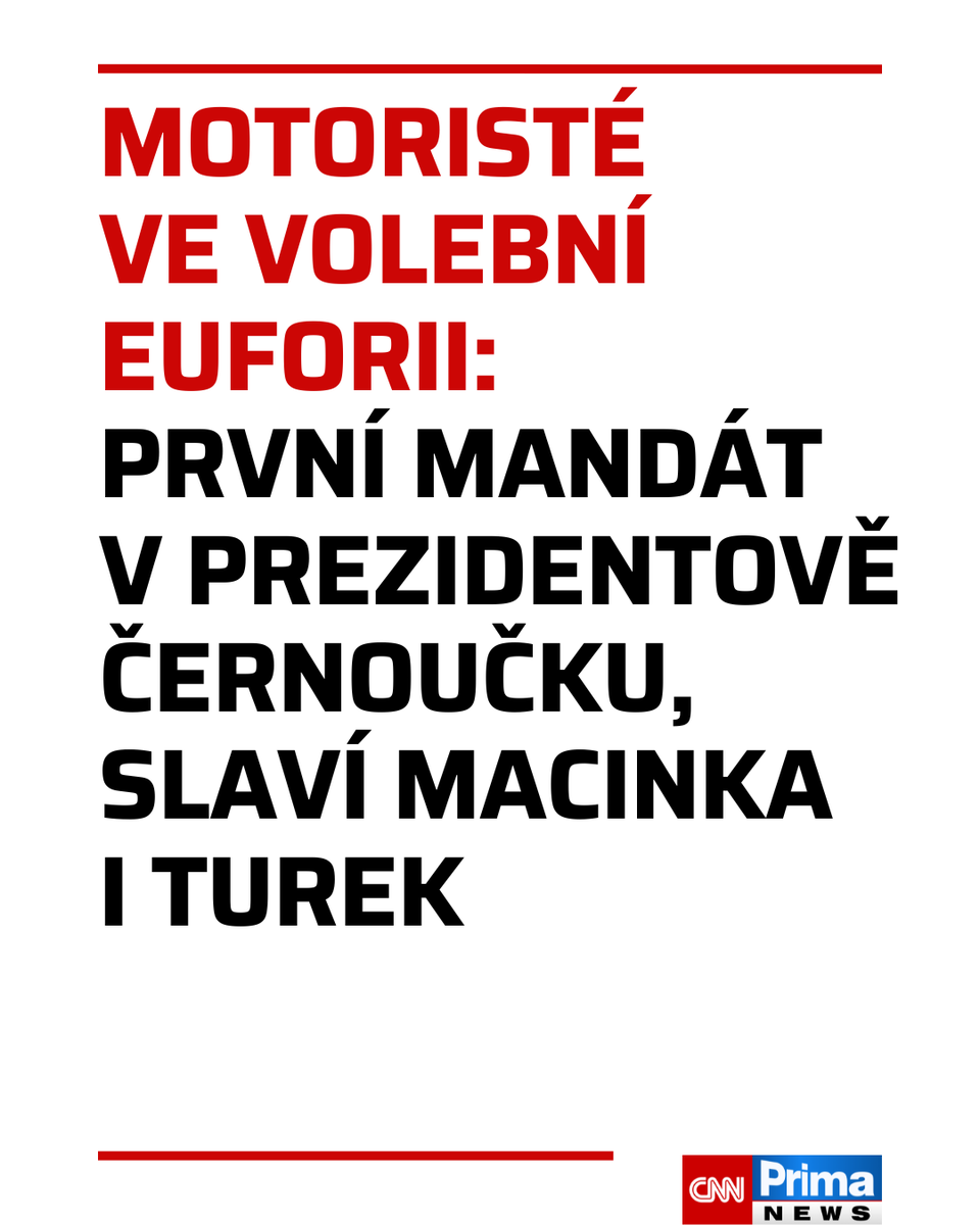 CNNPrima's tweet photo. Motoristé sobě slaví svůj první získaný komunální mandát. Pikantní na tom je, že jej získali v Černoučku, který zviditelnil svou avizovanou „opravnou“ účastí ve volbách prezident Petr Pavel. „Děkujeme,“ vzkázal voličům ministr zahraničí a šéf strany Petr Macinka na sociální síti. Článek ZDE: https://t.co/LJXY1NhFlW