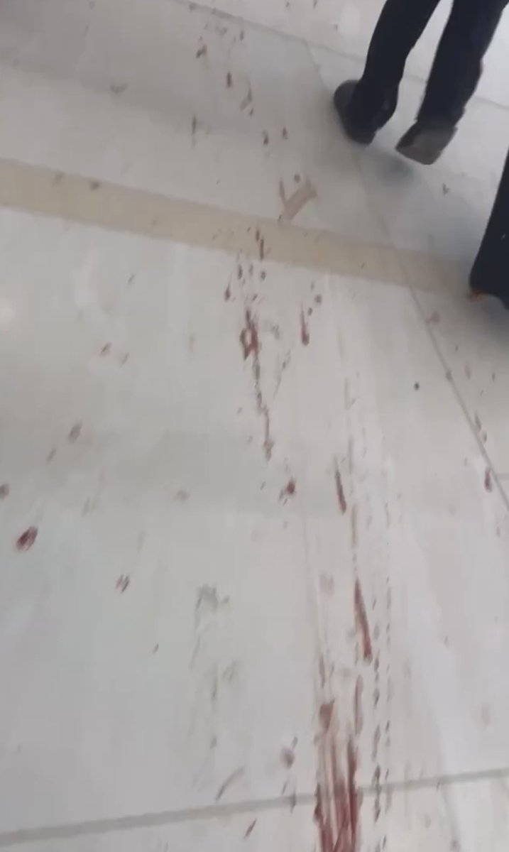 visegrad24's tweet photo. BREAKING:

At least one Houthi missile has struck one of the passenger terminals at the airport in Riyadh, Saudi Arabia.

Intitial reports say it’s a mass-casualty event. Lots of blood on the scene. https://t.co/5CUXdNv343