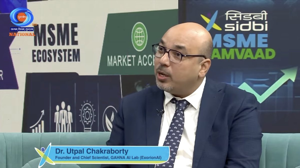 utpal_bob's tweet photo. SIDBI(Small Industries Development Bank of India) MSME Samvaad was telecast tonight at 7:00 PM IST on DD National.
Recording Link: https://t.co/QXoGSbYZqM
#SIDBI #MSMESamvaad #DDNational #MSME #DigitalTransformation #ArtificialIntelligence #AIForIndia #MSMEGrowth https://t.co/r9Z0VqfzJA
