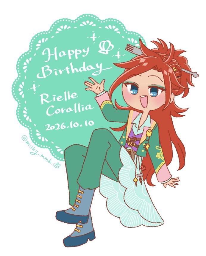 milky_mmk's tweet photo. 使い回しでごめんけど、おめでと〜う🥳🧜‍♀️🪸🫧
#リエーレ・コーラリア誕生祭2026 https://t.co/LtfpowQncy