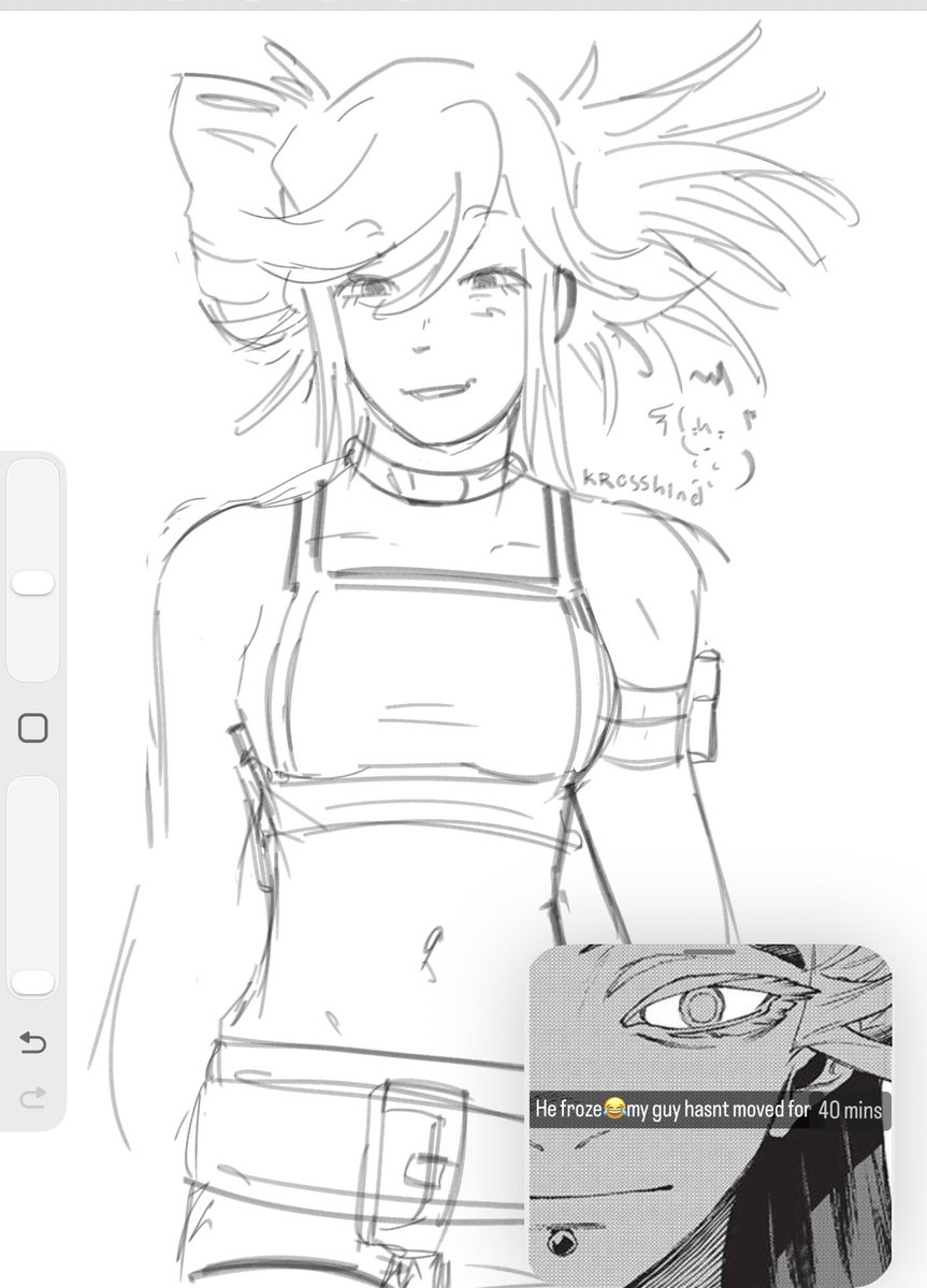 Krosshind's tweet photo. Just like Gris, Riyo was making me insane I couldn’t draw a chibi of her so I made thisninsrwead it’s the first time I tried to draw her it was rfun https://t.co/lPgW3y9xV1